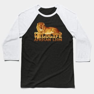 Wildlife African Lion Baseball T-Shirt